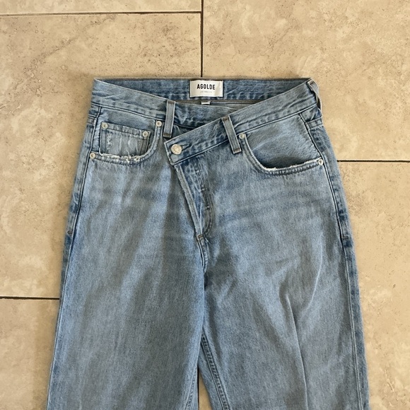 AGOLDE Criss Cross Upsized Jeans size 24 - Picture 3 of 7